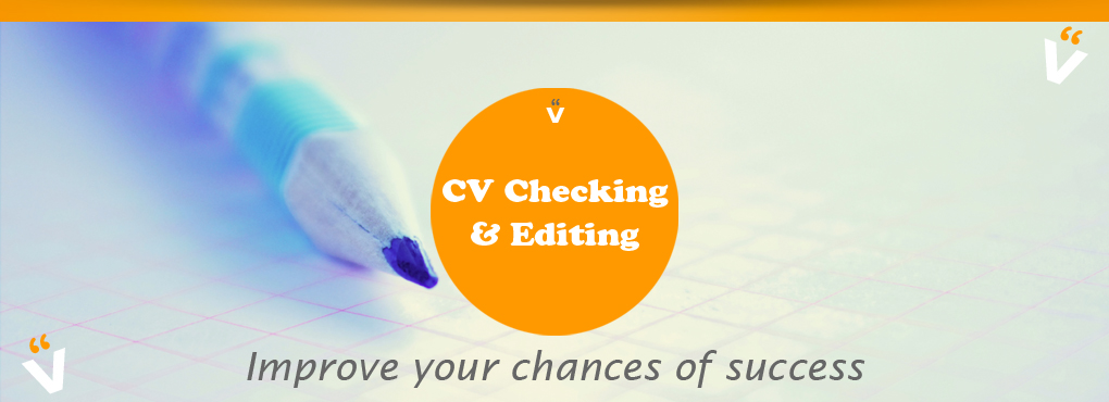 CV checking, editing and proofreading services